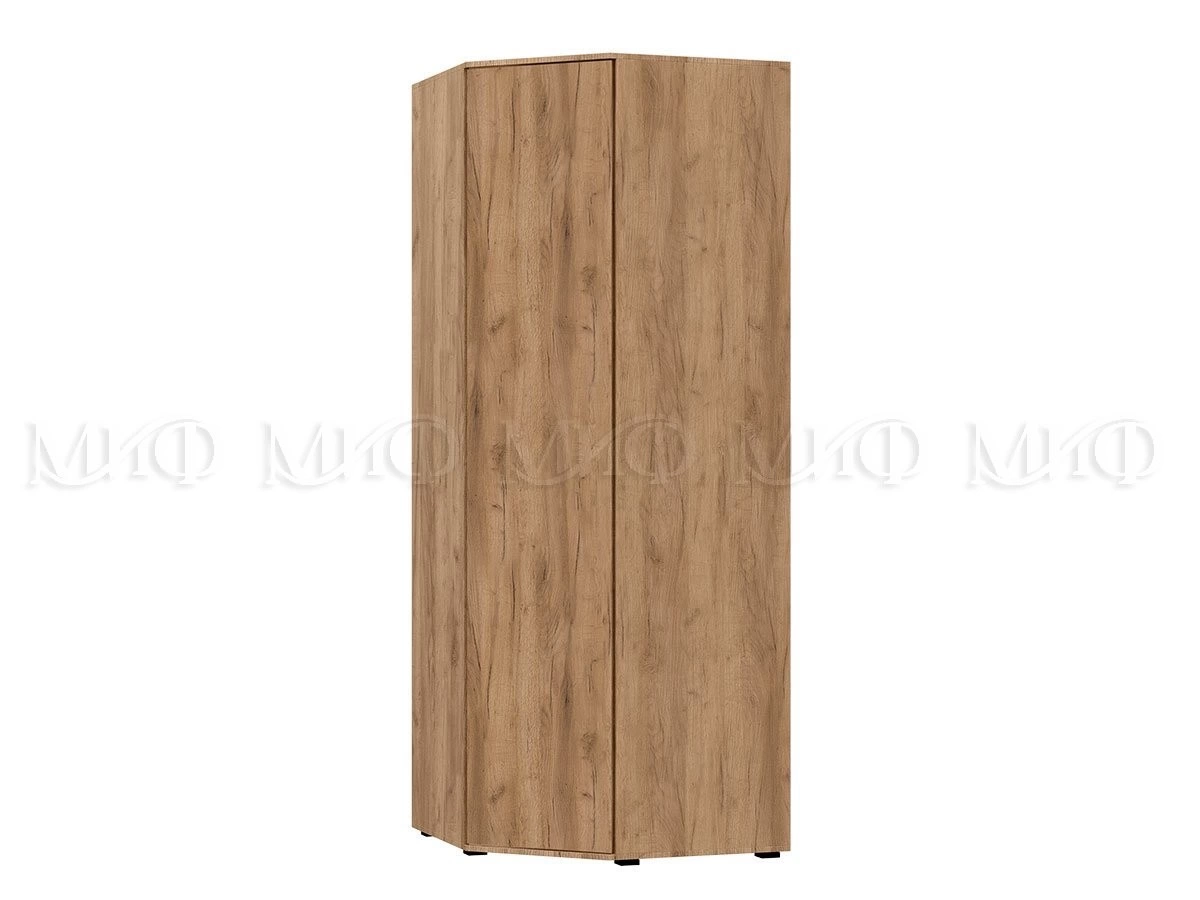 Угловой Шкаф Портофино (Ш-860 × В-2236 × Г-860 мм) Дуб Крафт/Бетон