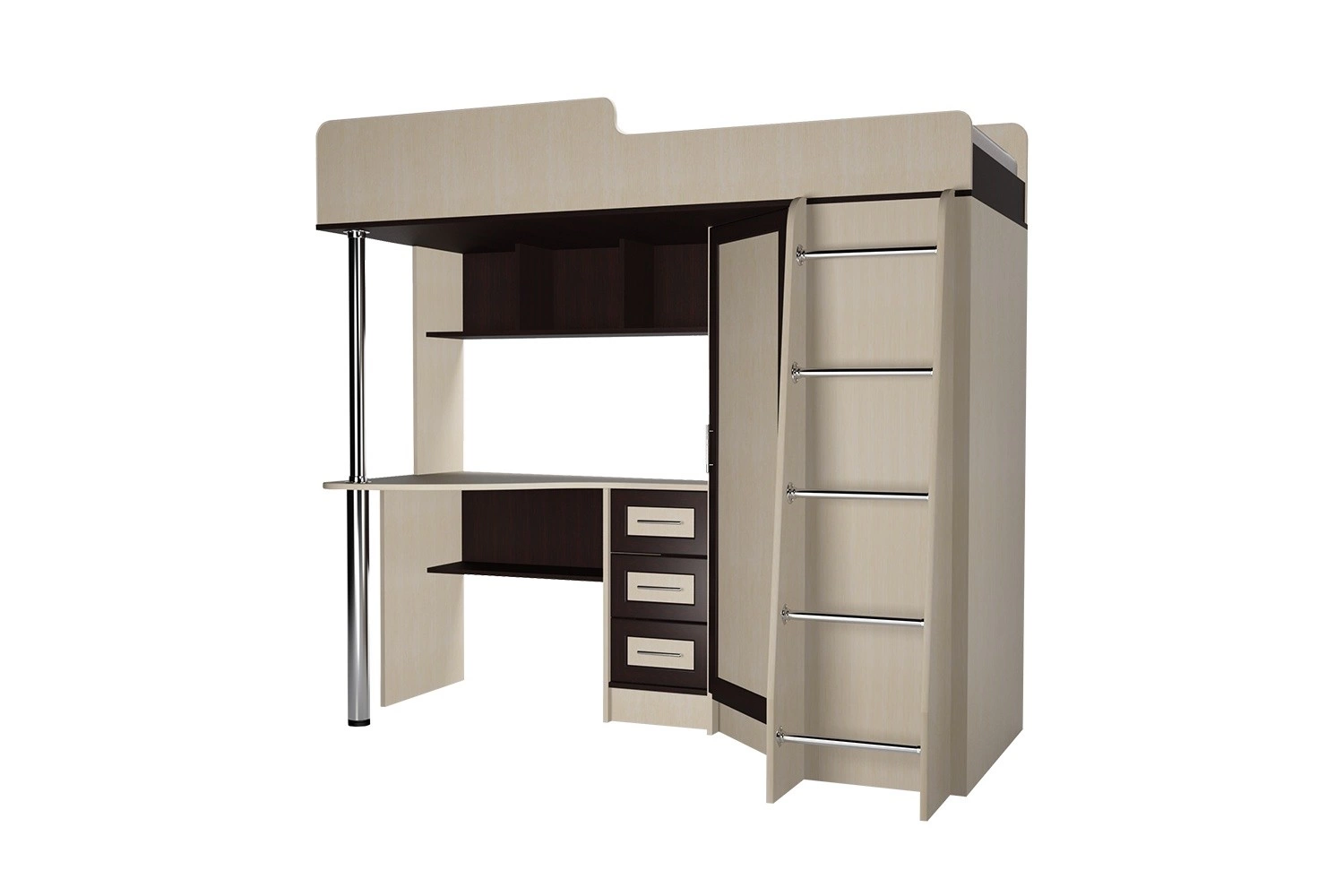 Двухъярусная кровать "Мебелайн-2"