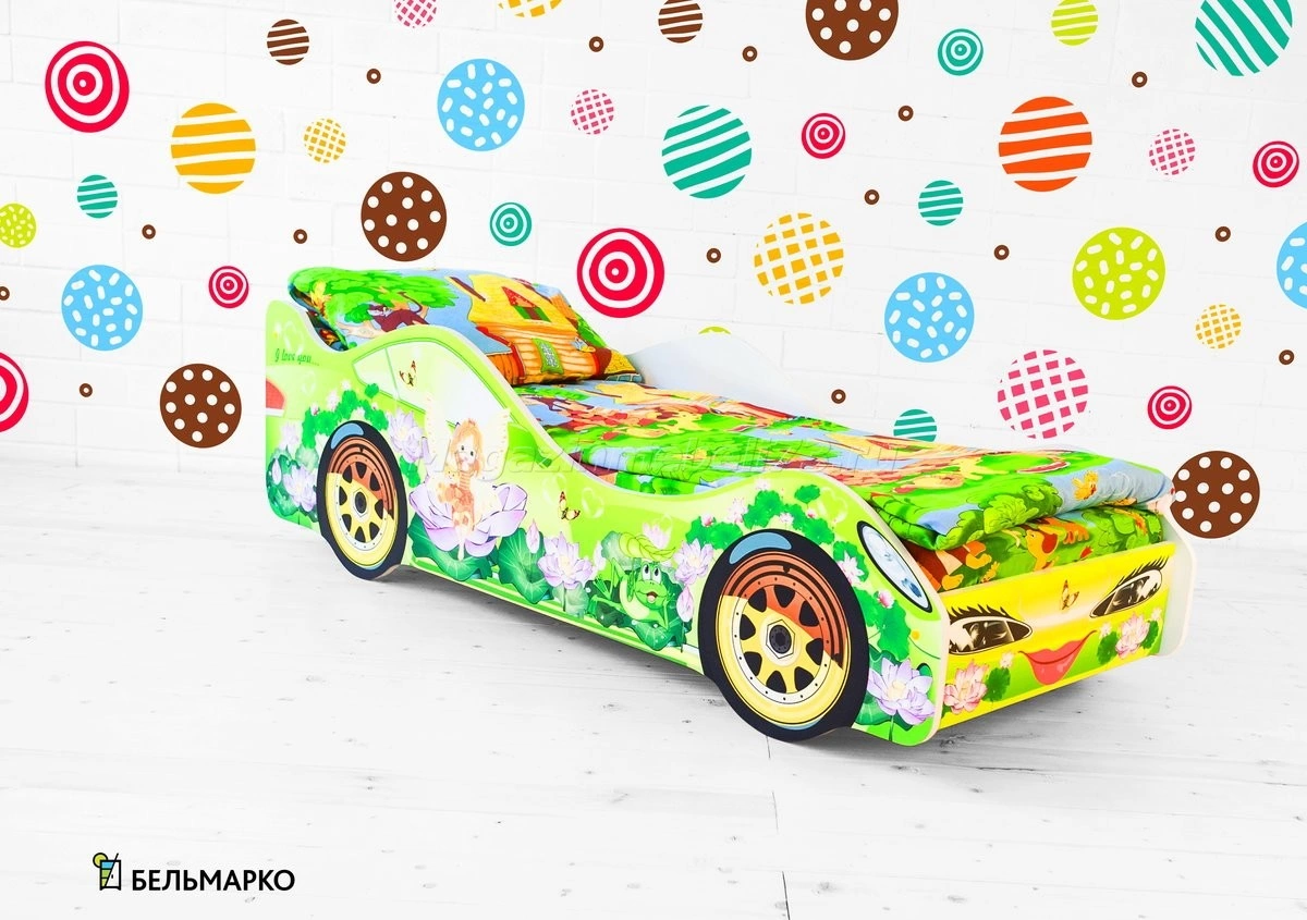 Детская кровать-тачка СКАЗКА