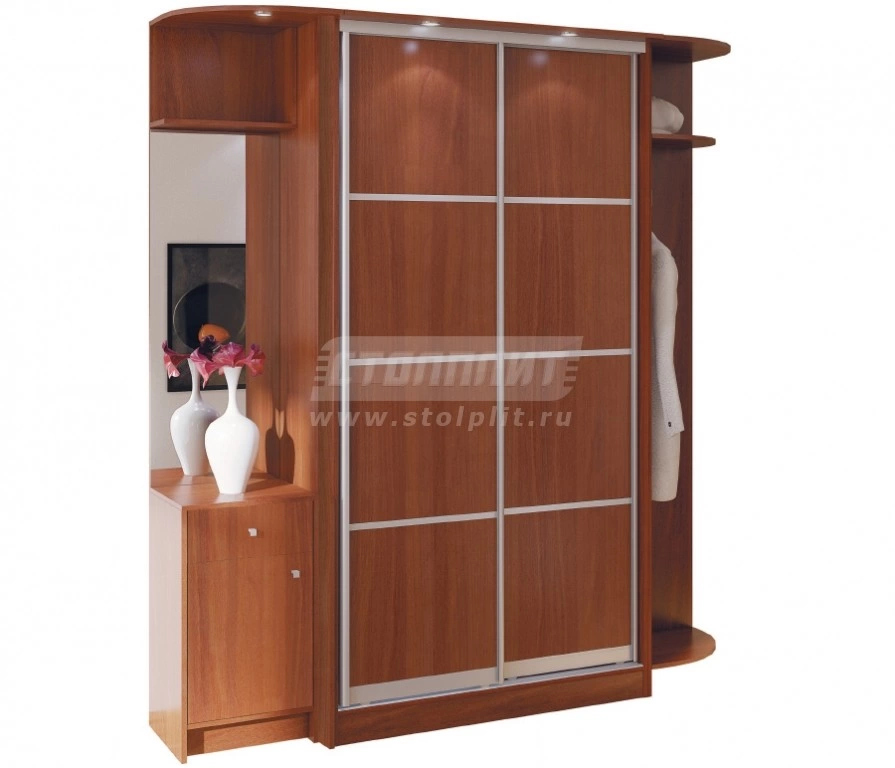 Шкаф 2-х дверный СБ-1086БП Яблоня