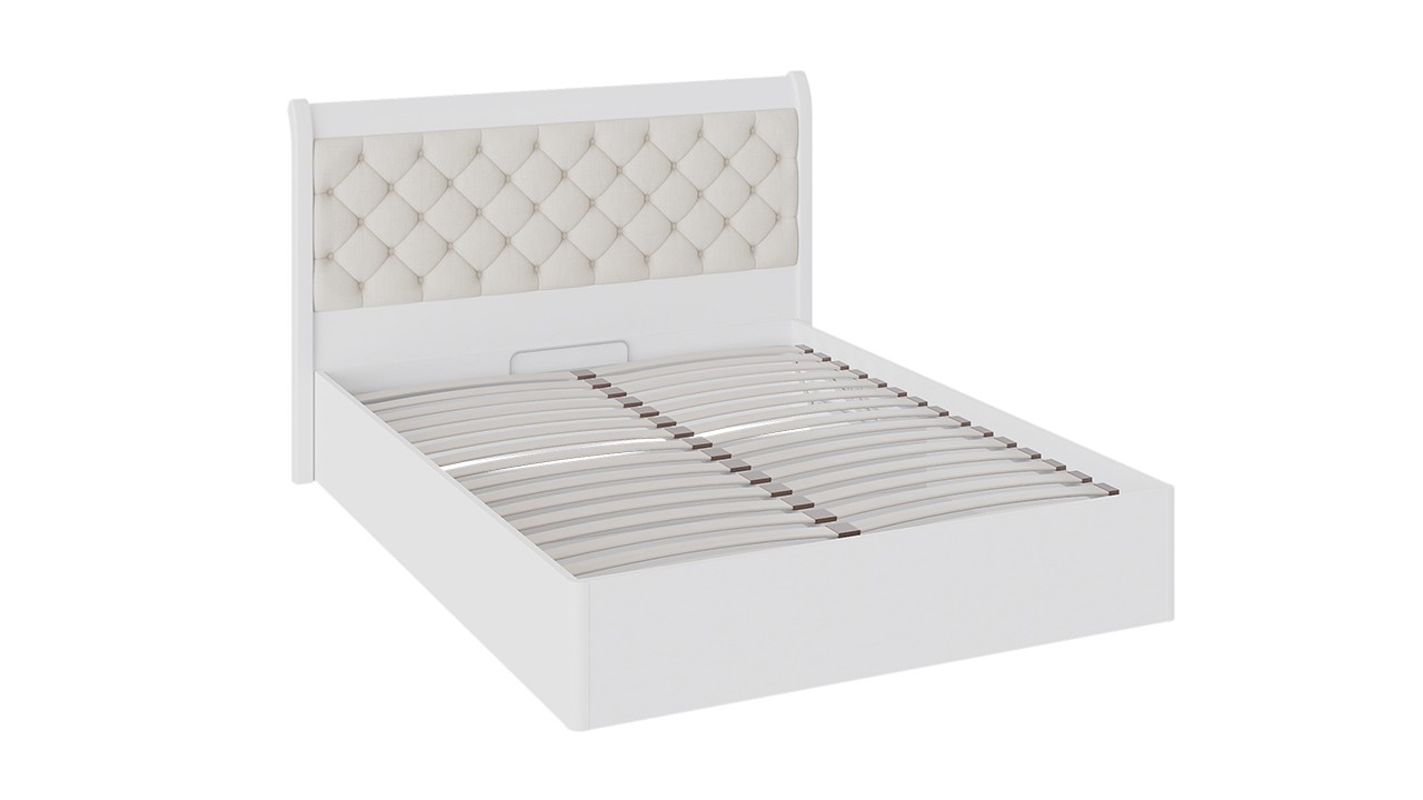 Кровать «Франческа» с Мягким Изголовьем и Подъемным Механизмом (Дуб Седан/Замша) 1600 x 2000 мм