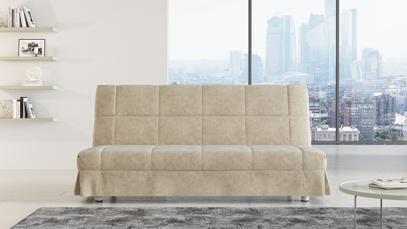 Диван Ника Прямой, Дизайн Nice Однотонный