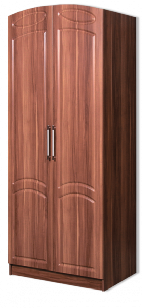 Клеопатра Шкаф 2-х Створчатый МДФ (Ш-900 х В-2155 х Г-500 мм)/Разные Цвета