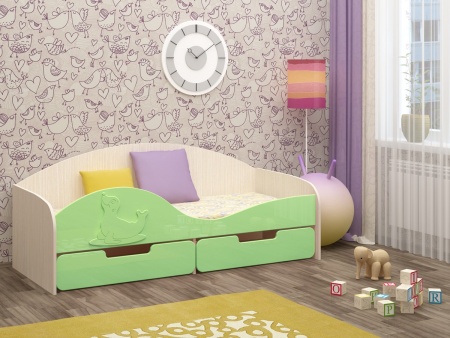 Детская Кровать Юнга-8 МДФ/Разные Цвета