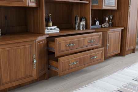 Стенка Тоскана (Гостиная)/Орех Экко