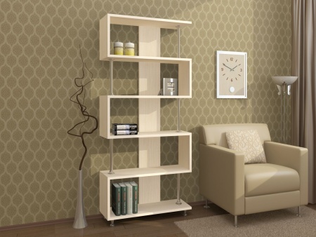 Стеллаж Зиг Заг/Разные Цвета