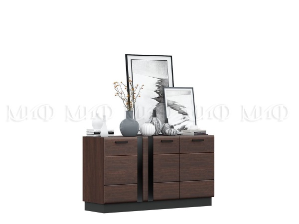 Комод Манифик МДФ (Ш-1000 x В-814 x Г-442 мм) Дерево/Орех