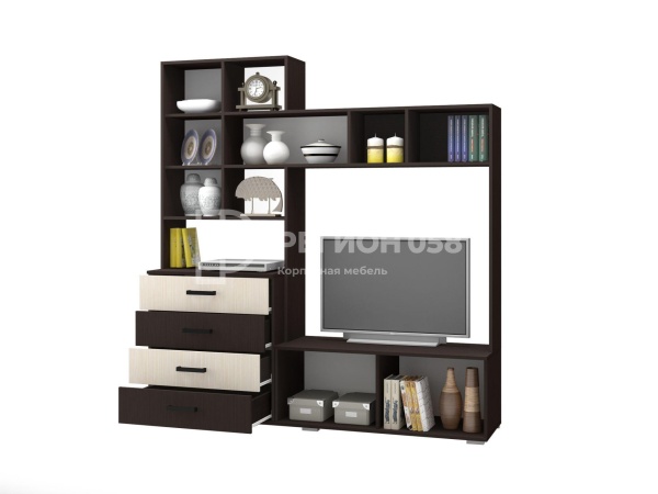 Гостиная Ноктюрн-11 №2 /Разные Цвета (Ш-3200 x В-2120 x Г-470 мм)