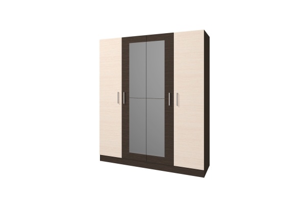 Шкаф Лейла (Ш-1600 х В-1900 х Г-466 мм)/Разные Цвета