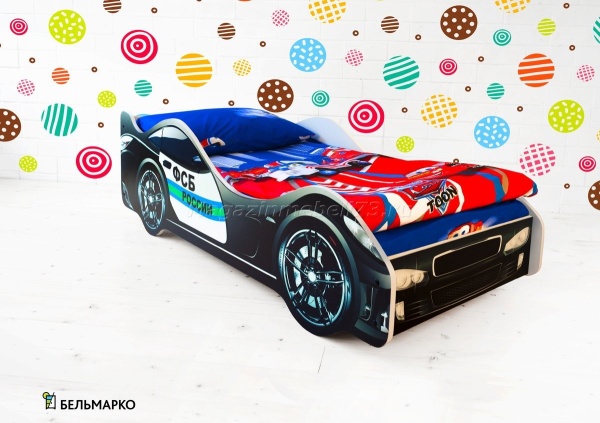 Детская кровать-тачка ФСБ