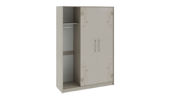 Спальный Гарнитур Мадлен №2 Ясень Шимо/Бежевый Глянец с Рисунком