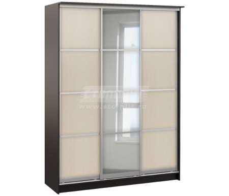 Шкаф 3-х дверный СБ-1087БП Дуб Феррара