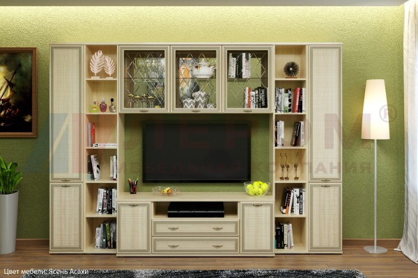 Гостиная-Стенка Карина-25 (В-2224 х Ш-3060 х Г-448 мм)