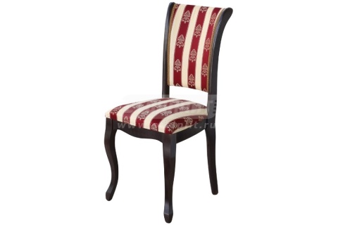 Стул Белла 01.02 (С6 тон 7) Полоса красная (комплект 2шт.)