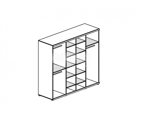 Гретта СБ-207 Шкаф 4-х дверный