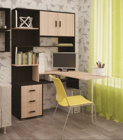 Компьютерный стол "Термит" СК-34 столик справа