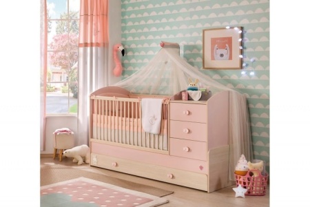 Кроватка-трансформер "Baby Girl"