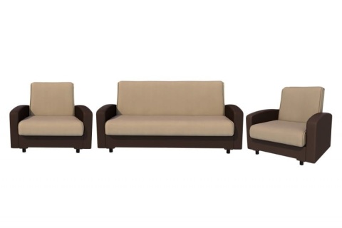 Комплект мягкой мебели Лайт пб + 2 кресла