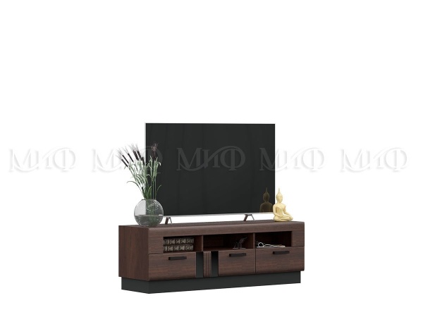 ТВ-Тумба Магнолия МДФ (Ш-1500 x В-500 x Г-440 мм) Дерево/Орех