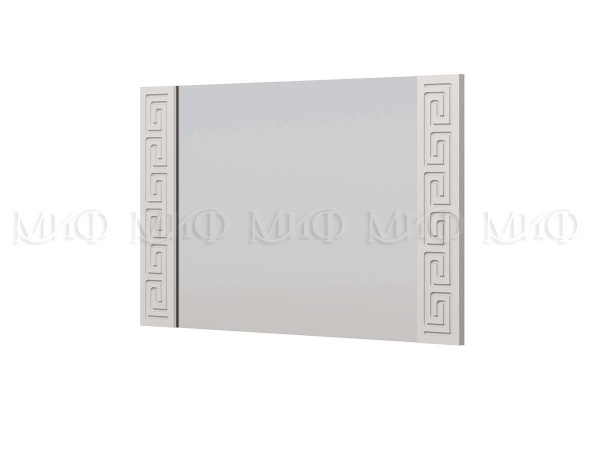 Зеркало Афродита-1 МДФ Белый Глянец (Ш-850 x В-500 x  Г-32 мм)