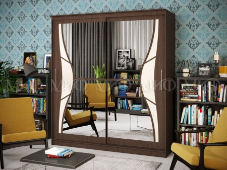 Шкаф-Купе Элвис-1 (Ш-1500/1700/2000 × В-2200 х Г-650 мм)/Разные Цвета