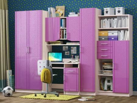 Стенка Юнга МДФ (Ш- 3000 х В- 2000 см х Г- 570 мм)/Разные Цвета