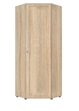 Шкаф Угловой Оскар-7А Дуб Сонома (Ш-769*В-2088*Г-769 мм)