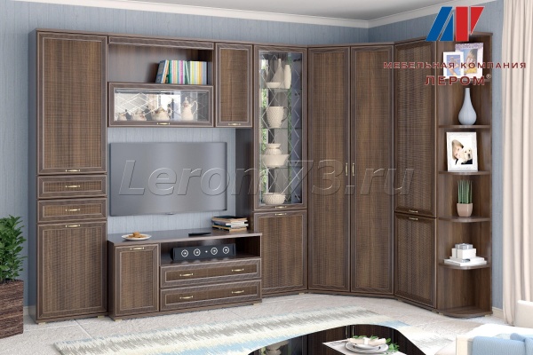 Гостиная-Стенка Карина-18 (В-2224 х (Ш-3196+1679) х Г-448 мм)