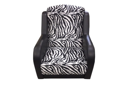 Кресло Дачник-1 с кожаными подлокотниками