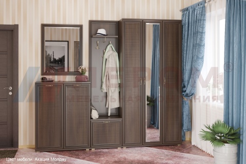 Прихожая Карина 04/В 2224, Ш 2520, Г 352 мм