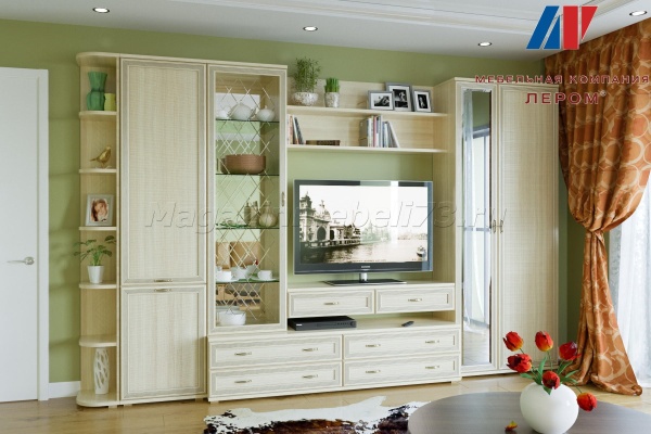 Гостиная-Стенка Карина-20 (В-2224 х Ш-3523 х Г-448 мм)