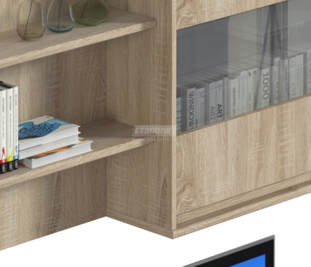 Комплект для Гостиной Берлин Дуб Сонома/Ш-2100 X В-1805 X Г-440 мм