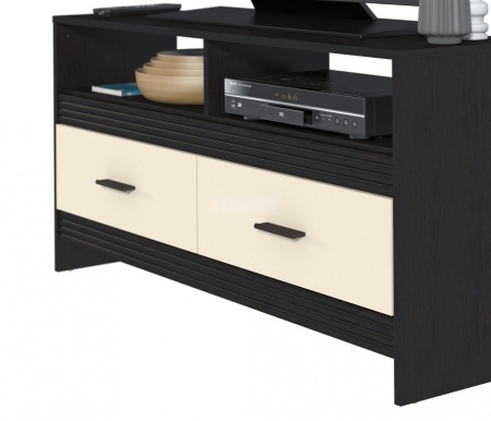 Тумба ТВ Дакота СБ-2885 Венге+Ваниль/Ш-1230 X В-600 X Г-330 мм