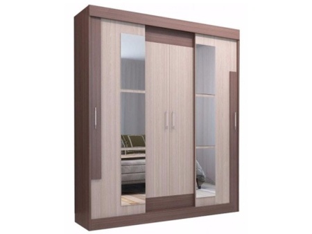 Шкаф-Купе Фиджи (Ш-1500/1700 х В-2100 х Г-540 мм)/Разные Цвета 