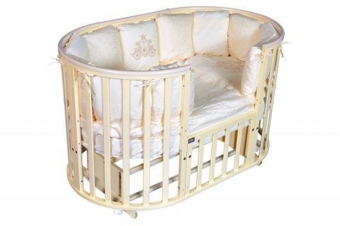 Кроватка с маятником "Laura Plus" 6 в 1