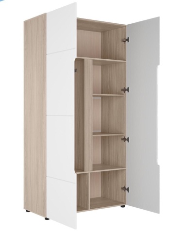 Шкаф Двухстворчатый Палермо-3 МДФ (Ш-1068 х В-2078 х Г-509 мм)