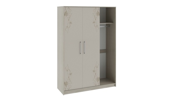 Спальный Гарнитур Мадлен №2 Ясень Шимо/Бежевый Глянец с Рисунком