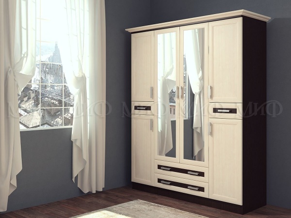 Шкаф Гавайи Венге/Дуб Белфорт (Ш-1675 мм x В-2050 мм х Г-579 мм)